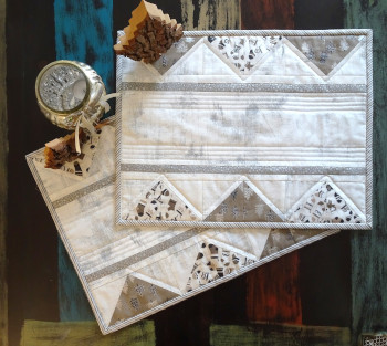 Quiltkorb.de | Silver Sock & Trees - Tischsets